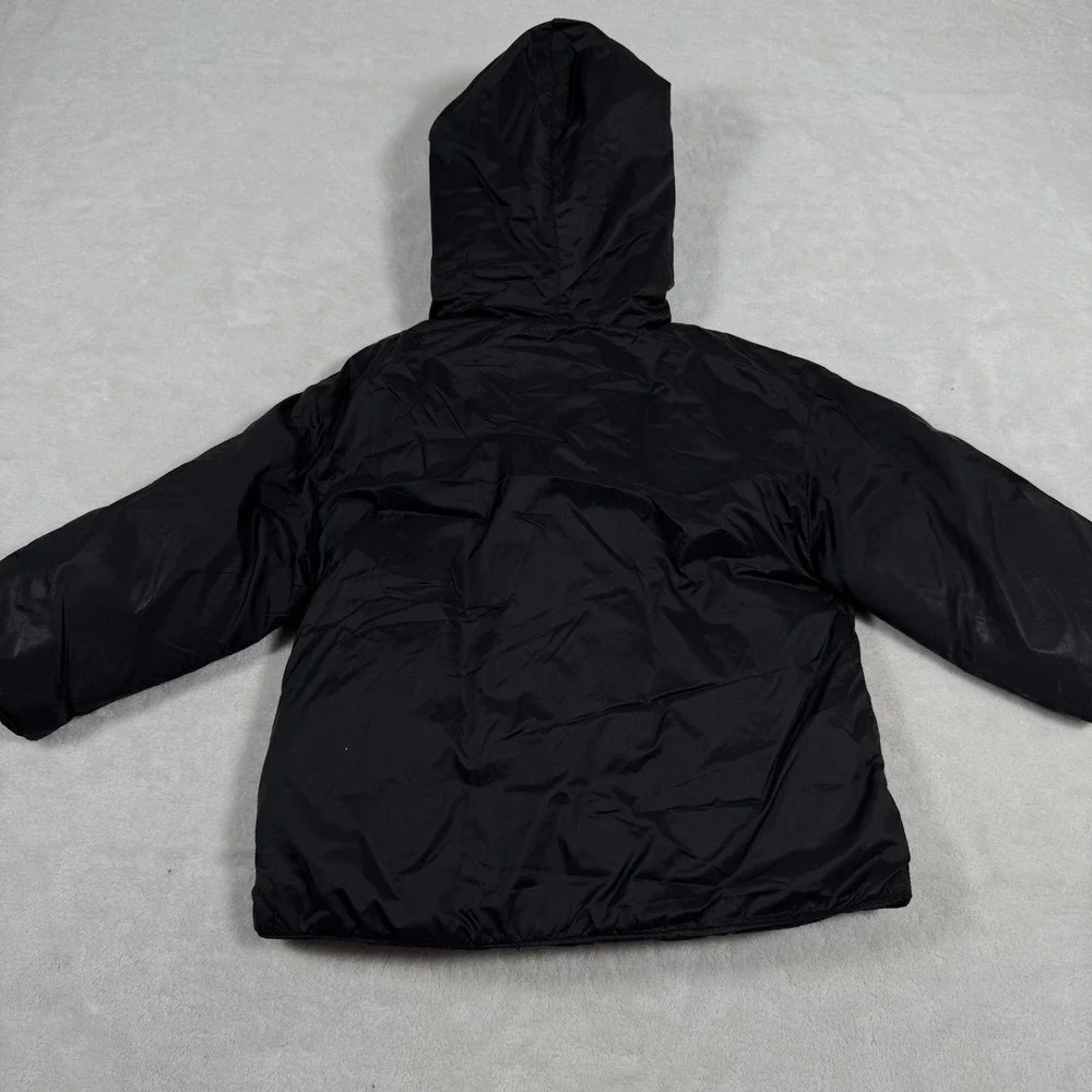 Zara Kids Black Hooded‎ Puffer Jacket Winter Coat 3-4 Years